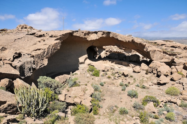 Wüstenlandschaft in Teneriffa Kanarische Inseln Spanien