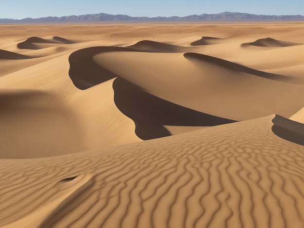 Wüstenlandschaft mit Sanddünen