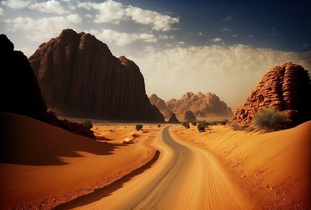 Wüstenroute nach Jordans Wadi Rum