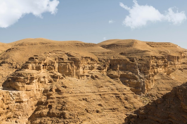 Wüstenschlucht von Wadi Kelt in Israel