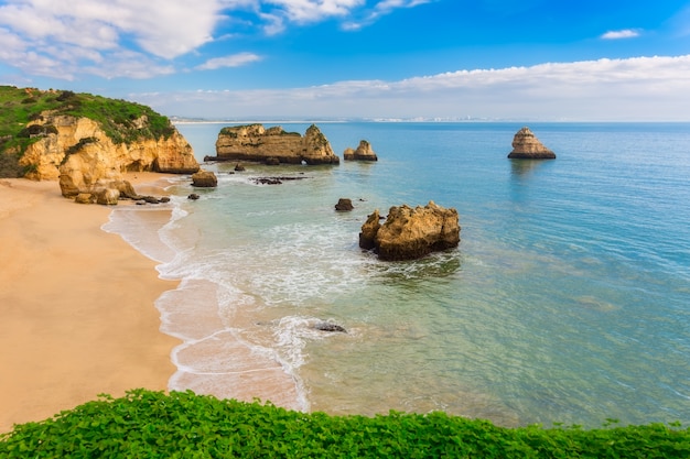 Wunderbare Strände von Portugal. Lagos, Algarve.