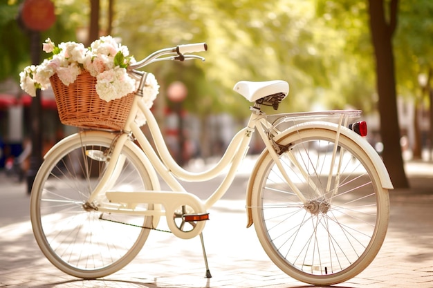 Foto wunderbares fahrrad ai erzeugt foto