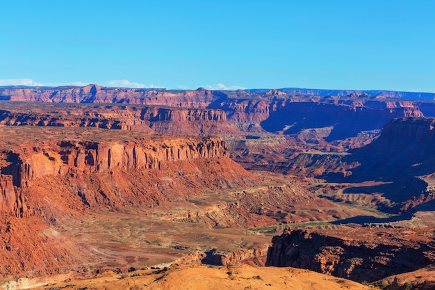 Foto wunderschöne landschaften der amerikanischen wüste