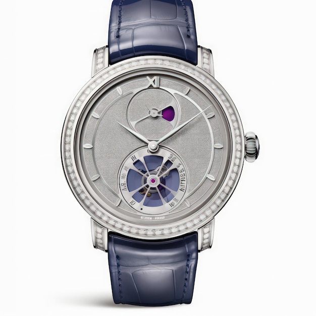 Wunderschöne Luxus-Handuhr für Mädchen mit violettem Armband