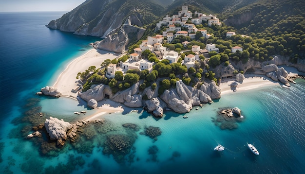 Wunderschöne mediterrane Küstenlandschaft