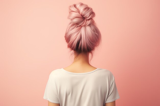 wunderschöne Messy-Bun-Frisur