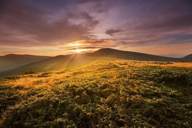 Wunderschöne Naturlandschaften in den Karpaten