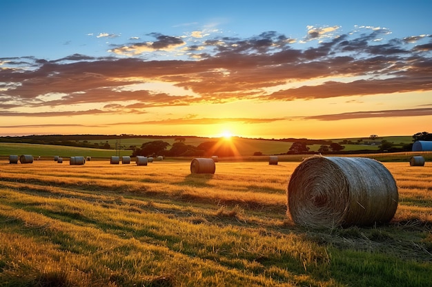 Wunderschöne rustikale Landschaft