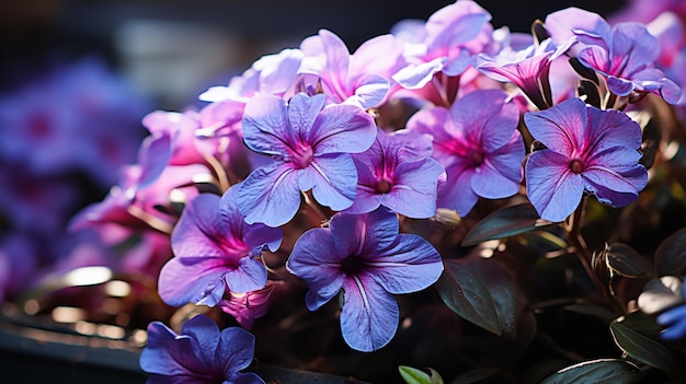 Wunderschöne Vinca-Blüten