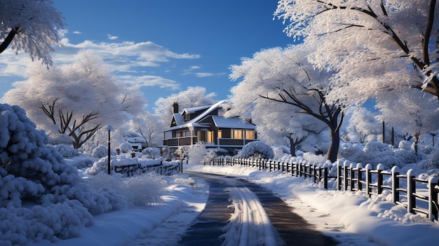 Wunderschöne Winterlandschaft