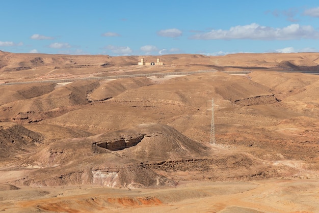 Wunderschöne Wüstenlandschaft Arava Israel an der Grenze zu Ägypten