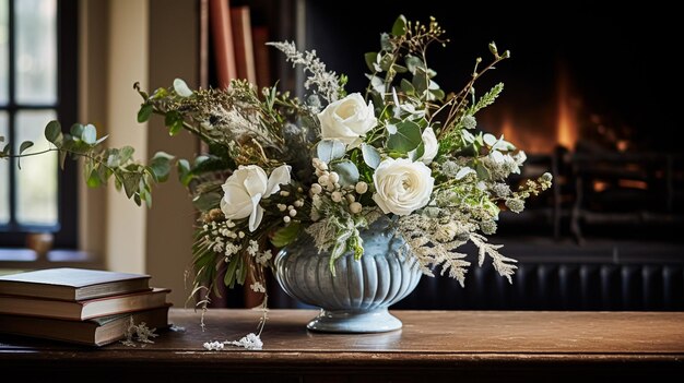 Wunderschöner Blumenstrauß in einer Vase