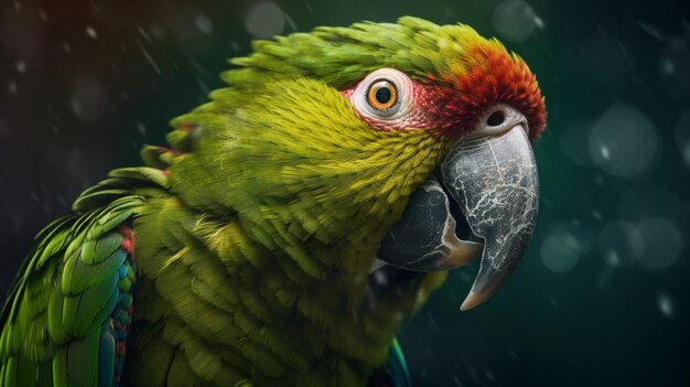 wunderschöner Papagei UHD 8k generative ai