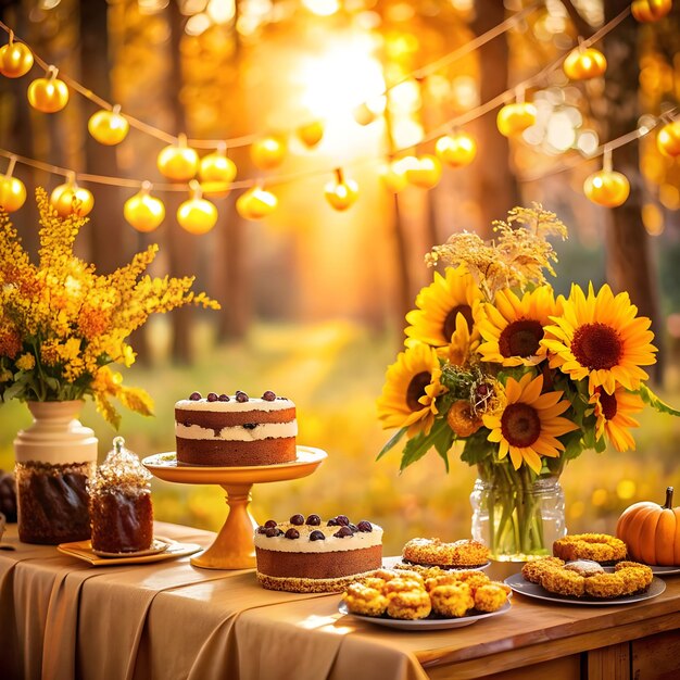 Foto wunderschöner rahmen mit sonnenblumen