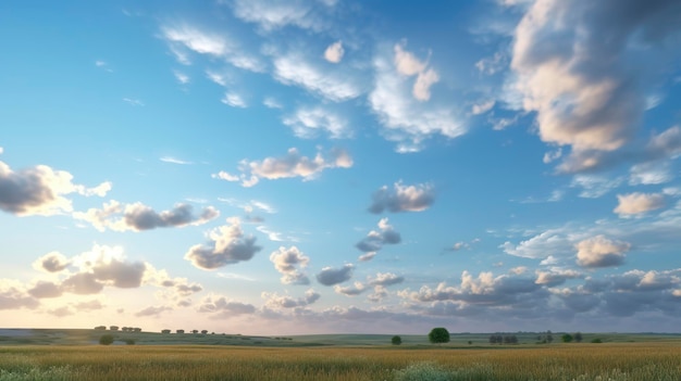 Foto wunderschöner sonnenaufgang-himmel-hintergrund erstellt mit generativer ki