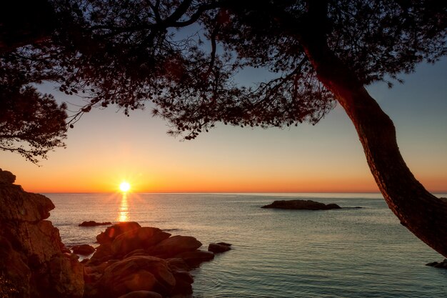 Wunderschöner Sonnenuntergang