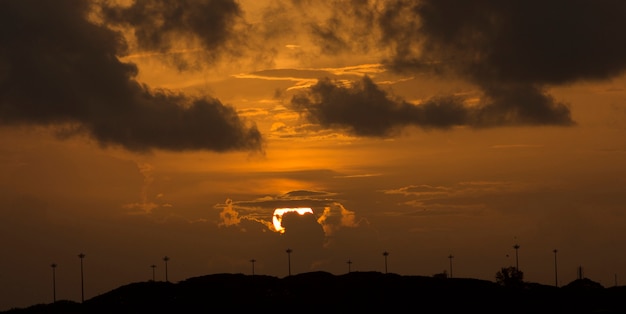 wunderschöner Sonnenuntergang