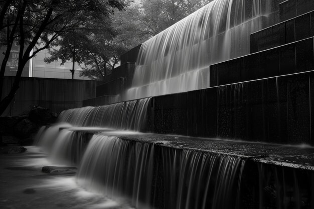 wunderschöner Wasserfall natürliche Wasserphänomene