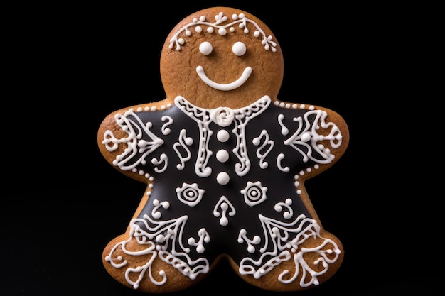 Wunderschöner Weihnachts-Gingerbread-Keks