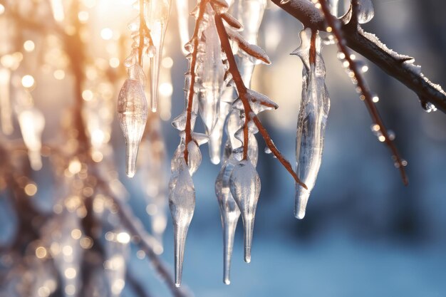 Wunderschöner Winter im Wald und am Meer