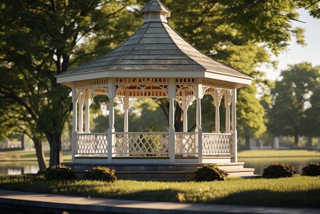 wunderschönes Gazebo im Park