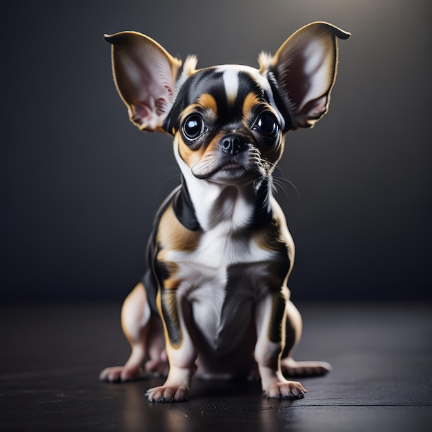 Wunderschönes Hundefoto auf tollem Hintergrund