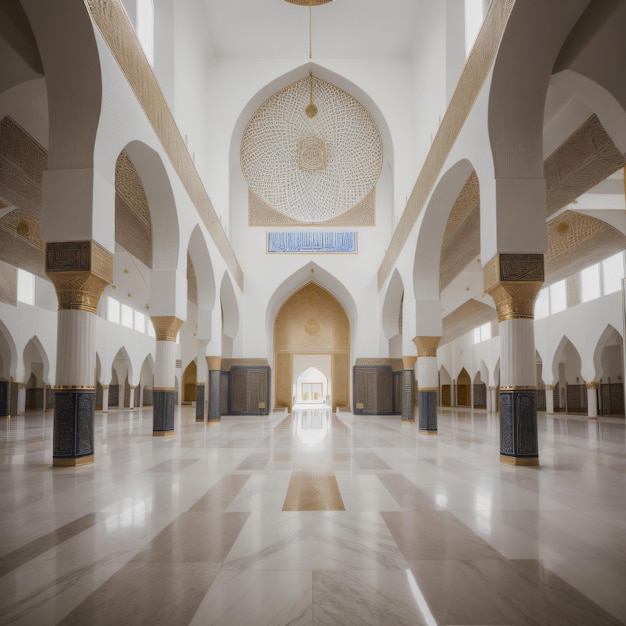 Wunderschönes Moschee-Interieur