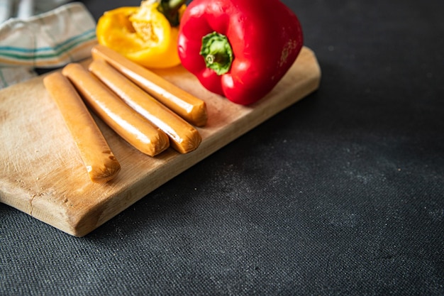 wurst fleisch huhn frisch gesund mahlzeit essen snack diät auf dem tisch kopieren raum essen hintergrund