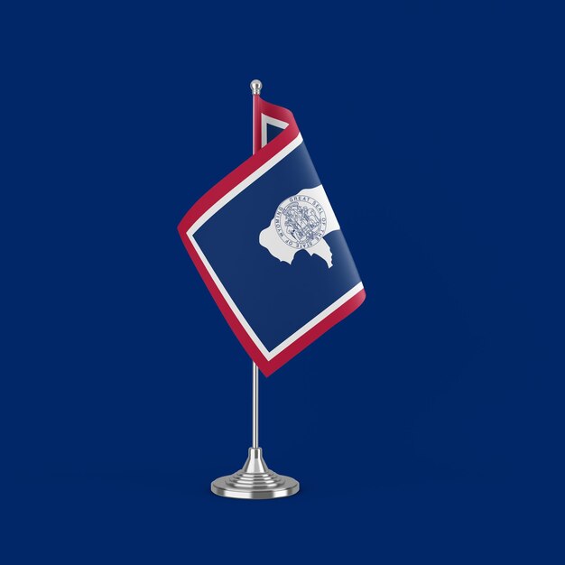 Wyoming-Tischflagge
