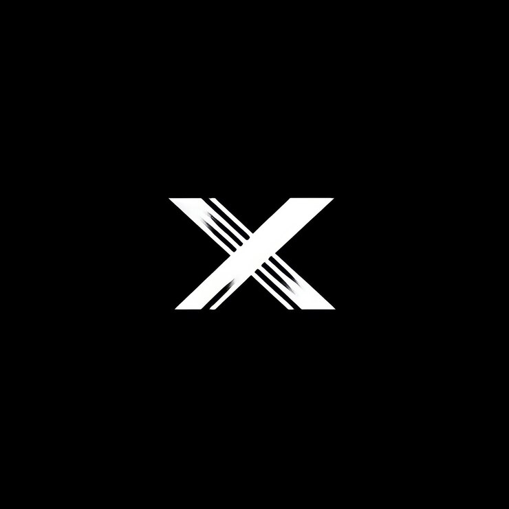 Foto x diseño de letras de logotipo plantilla vectorial símbolo gráfico del alfabeto para la identidad empresarial corporativa