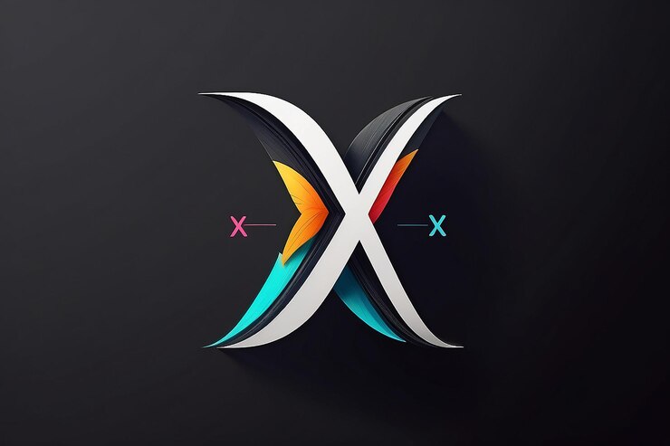 Foto x diseño de logotipo x diseño de letras x diseño de fuentes x diseño de texto x icono de texto logotipo icono de fuente abstracto
