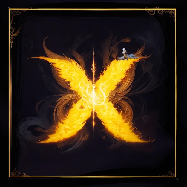 X in Flammen