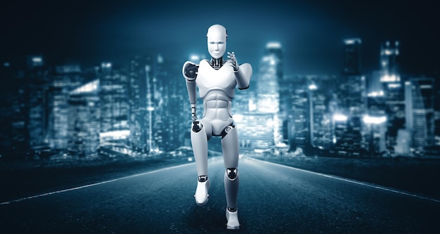 Xai es un robot humanoide que muestra movimiento rápido y energía vital.