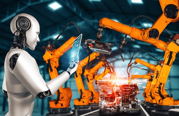 XAI Robot industrial mecanizado y brazos robóticos para el ensamblaje en la producción de la fábrica