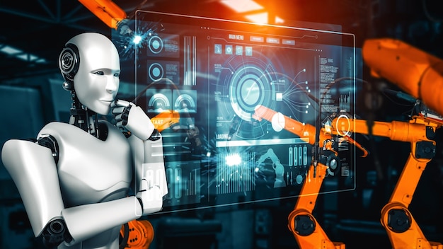 XAI Robot industrial mecanizado y brazos robóticos para el ensamblaje en la producción de la fábrica