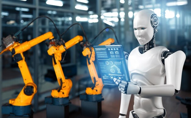 XAI Robot industrial mecanizado y brazos robóticos para el ensamblaje en la producción de la fábrica