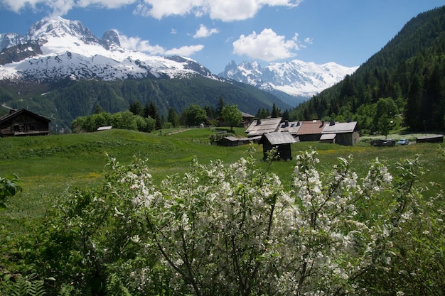 XALandschaft der französischen Alpen