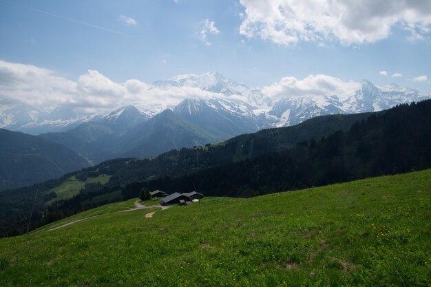 XALandschaft der französischen Alpen