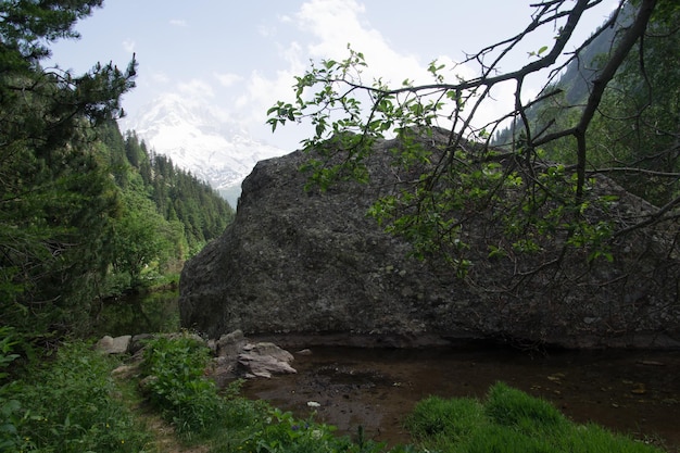 XALandschaft der französischen Alpen