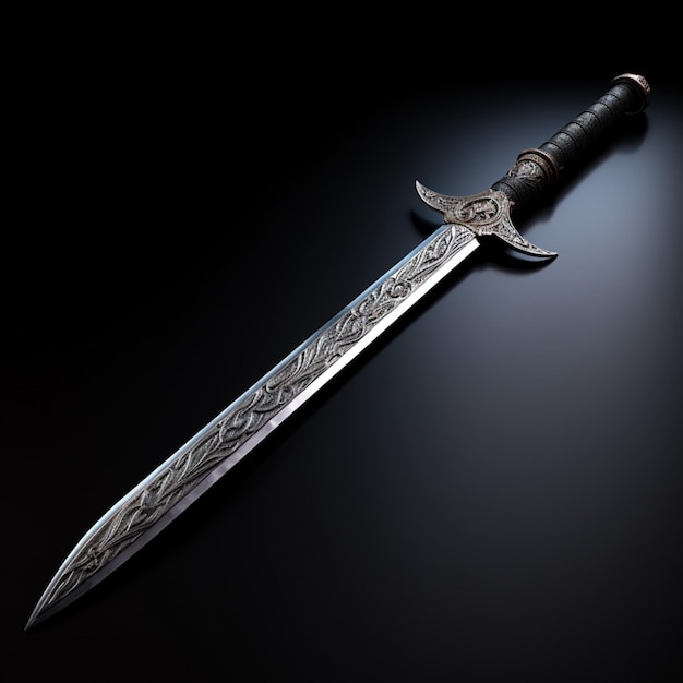 Xanthos-Schwert mit weißem Hintergrund von hoher Qualität