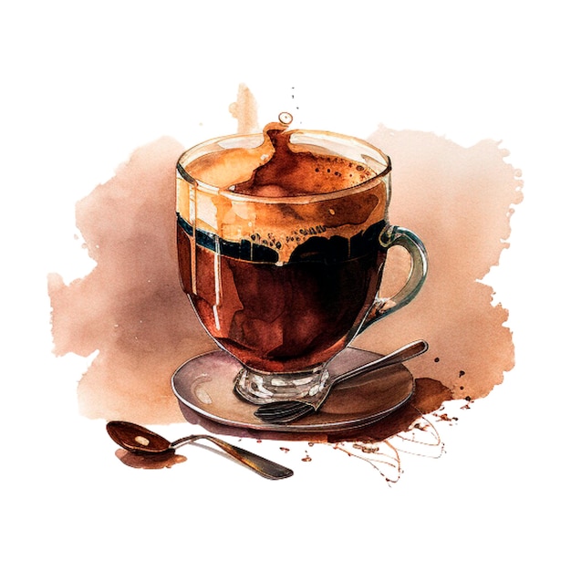 xícara de café com chocolate xícara de chocolate com croissant xícara de café com sobremesa café de