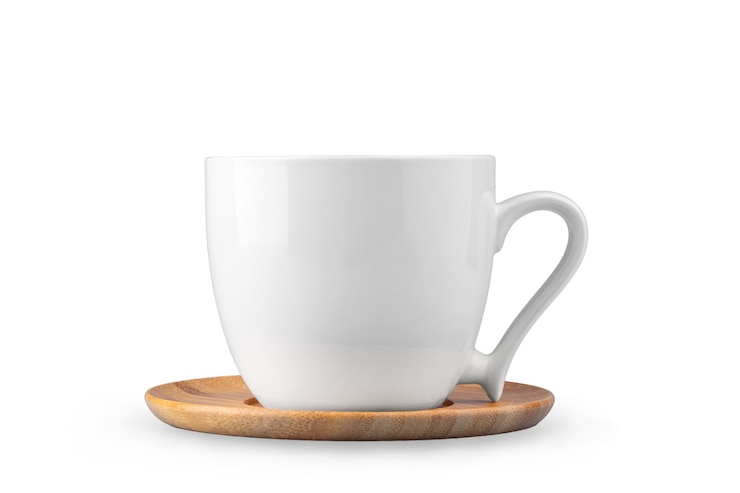 Foto xícara de café isolada em um fundo branco