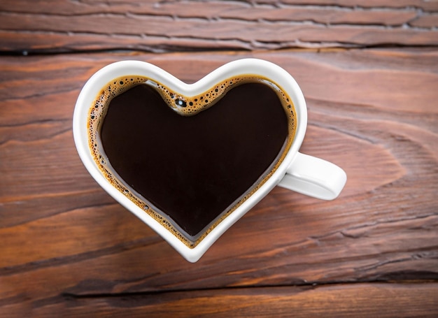 Foto xícara de café no fundo rosa com cara de sorriso feliz na caneca