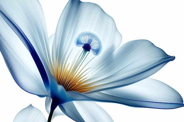 XRay Transparent Flowers Generative AI