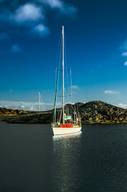 Yacht im Meer