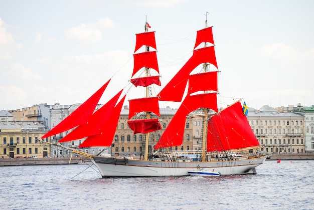 Yacht "Scarlet Sails" in St. Petersburg