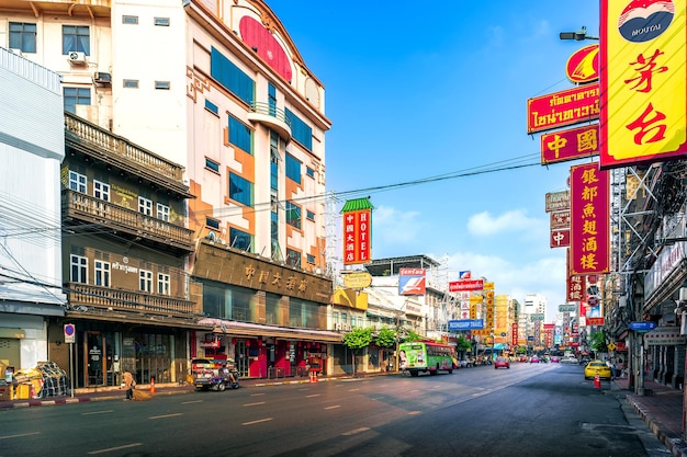 Yaowarat ou Bangkok Chinatown é um marco importante da arte e cultura chinesa e tailandesa
