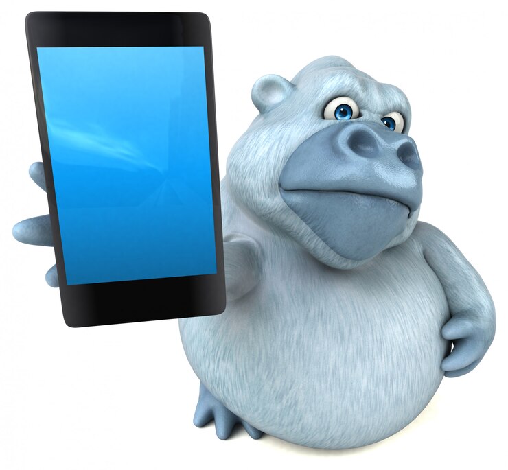 Foto yeti divertido