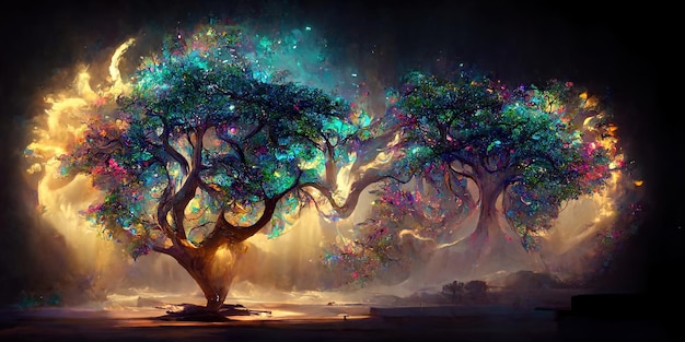 Yggdrasil da mitologia nórdica conhecida por ser a árvore da vida.