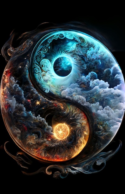 El yin yang es un símbolo del universo.